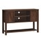 Costway Barn Door TV Stand Console Sideboard Buffet for TVs Up to 60'' w/Storage Cabinets